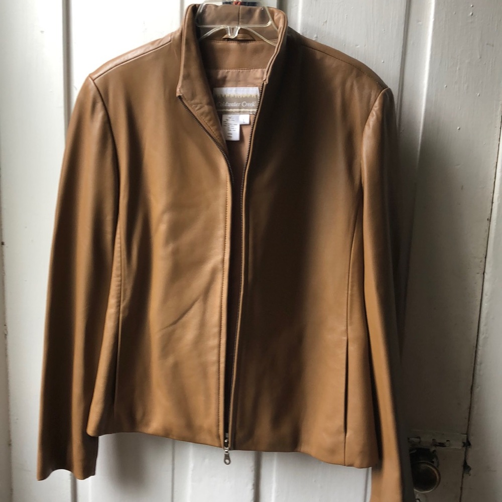 Lamb skin leather jacket